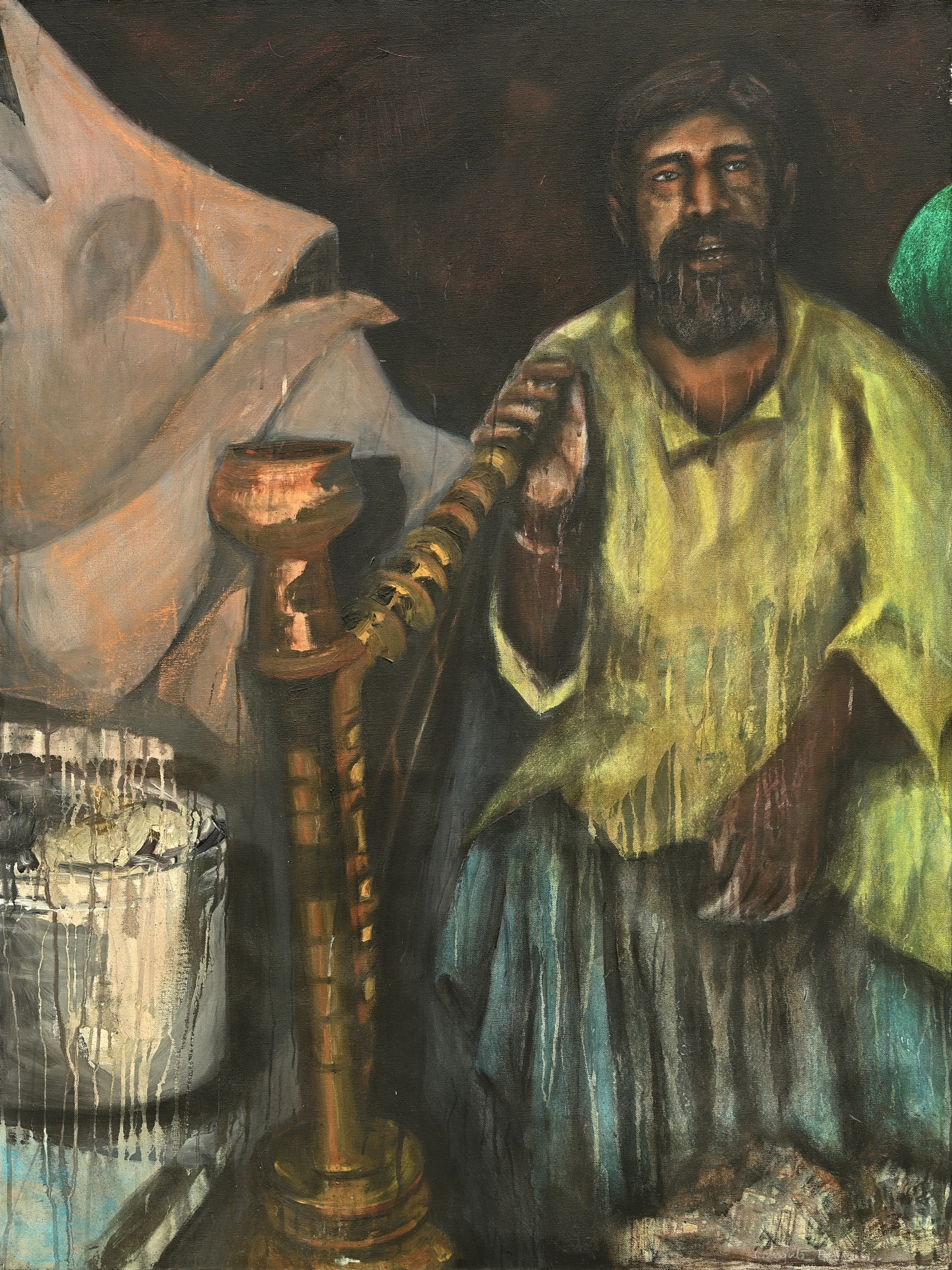 Portrait painting by Swagata Bose